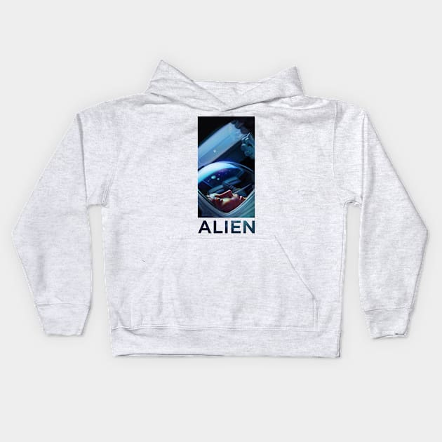 Alien Kids Hoodie by vangega